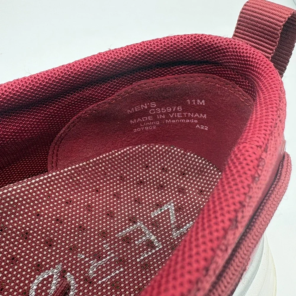Cole Haan 4.Zerøgrand Regatta C35976 Mens US 11M Boat Shoes Red Lace Up Sneakers